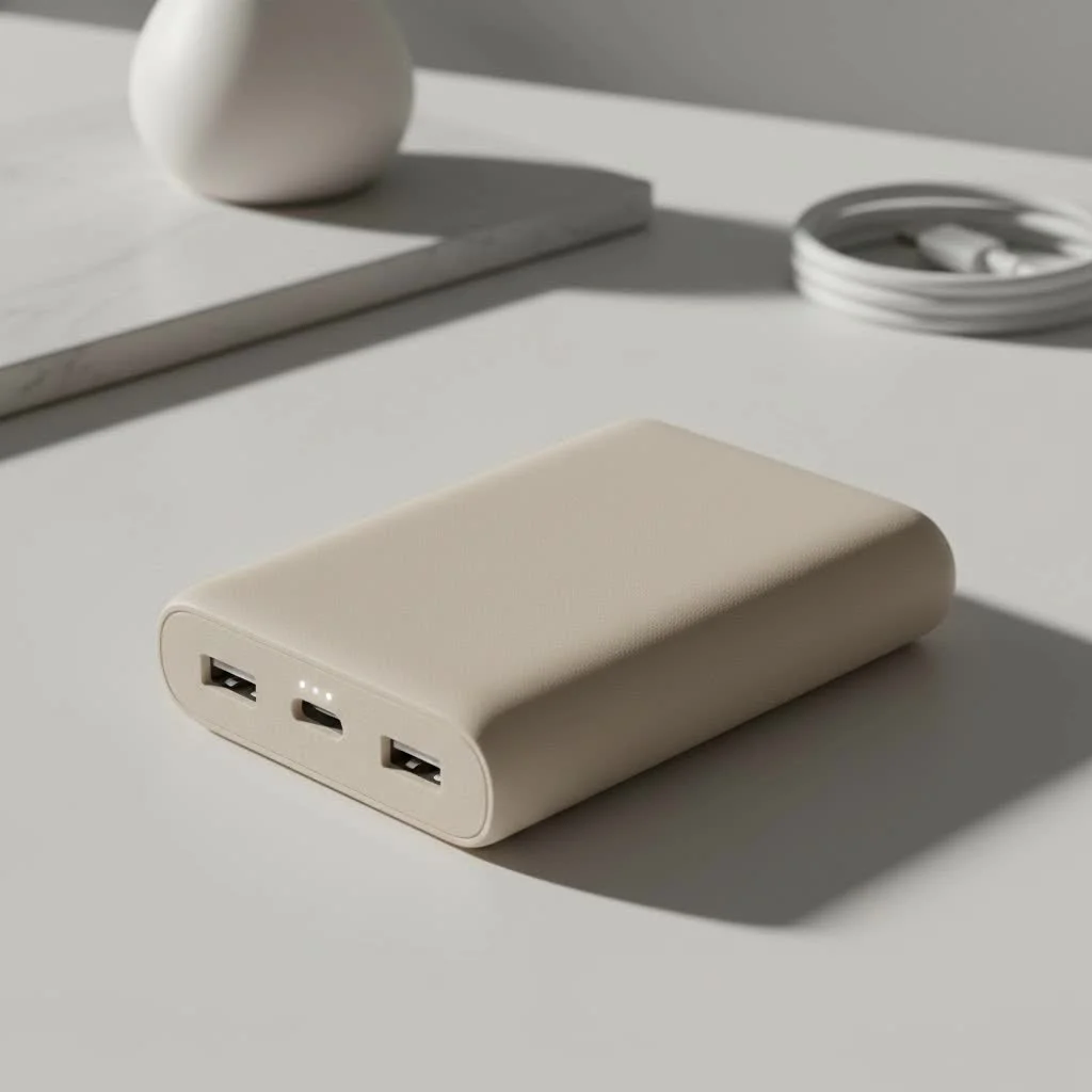 Energizer power bank charging a smartphone